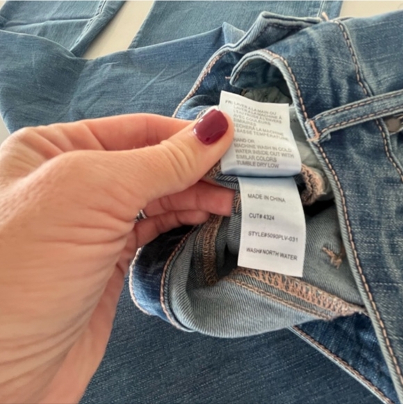 NWT Articles of Society - Blue High Rise Flare Denim Jeans - Size 25 - New - Picture 8 of 11